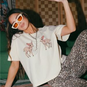 Dressed in Lala Just for Fawn tee